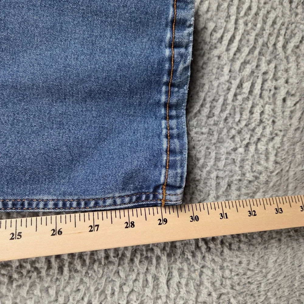 The Perfect Jean NYC Jeans‎ Mens 42x30 (41x30) Blue Slim Thick Tapered Stretch - Picture 5 of 11